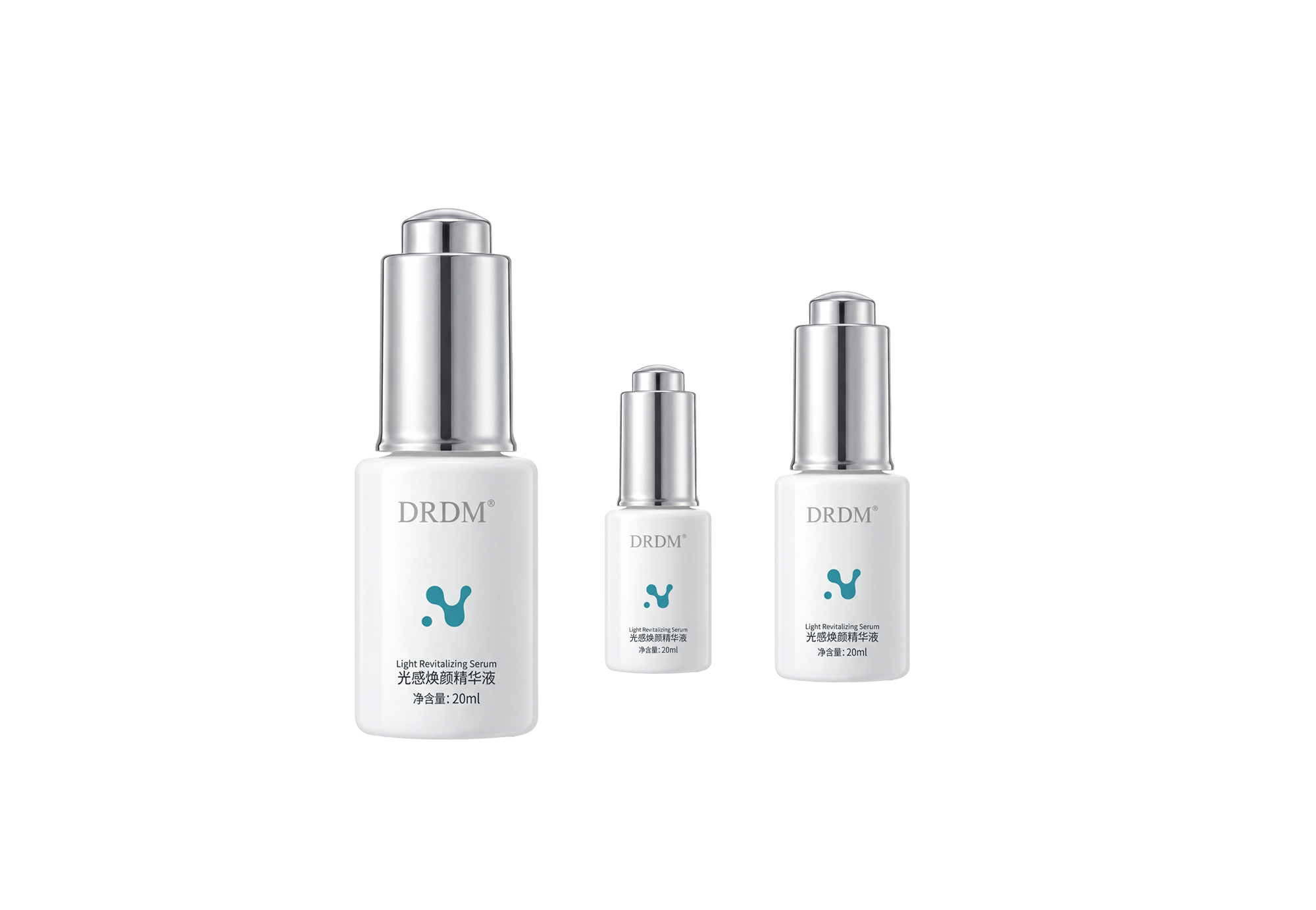 DRDM 明星产品：光感焕颜精华液展示图